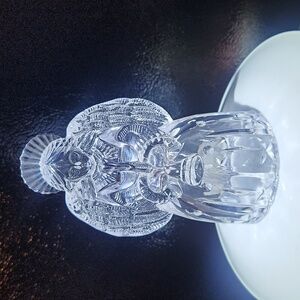 Mikasa Glass Crystal Choir Choral Angel Tapered Candle Holder Made In Austria